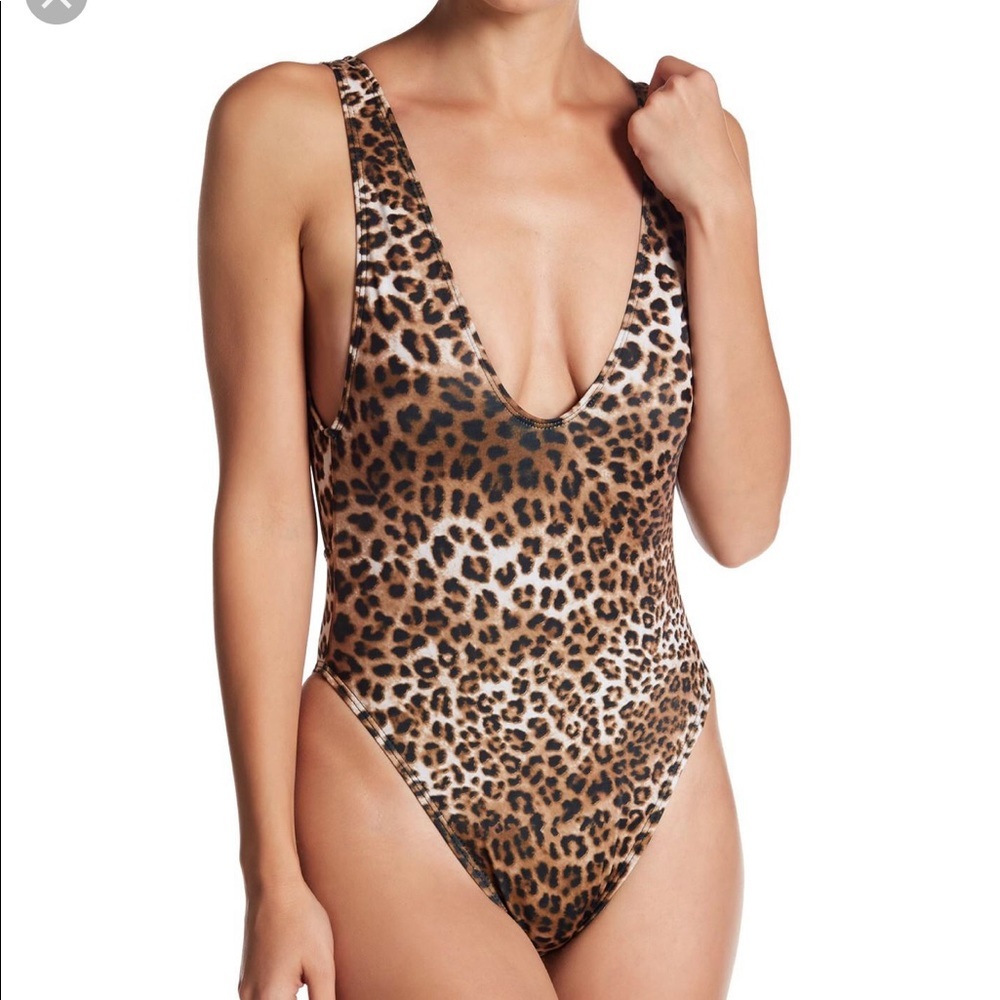 NWOT Basta Surf Cheetah print one piece swimsuit
